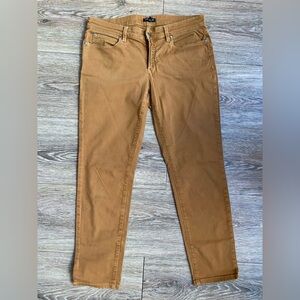 🔻EILEEN FISHER Organic Cotton Stretchy Ochre Straight Leg Jeans Medium
